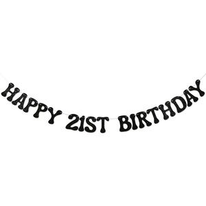 Happy 21st Birthday banner